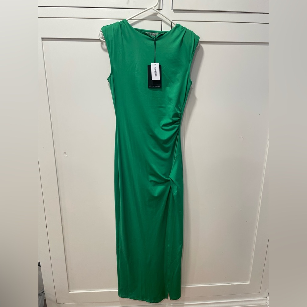 Zara Vibrant Green Maxi Dress